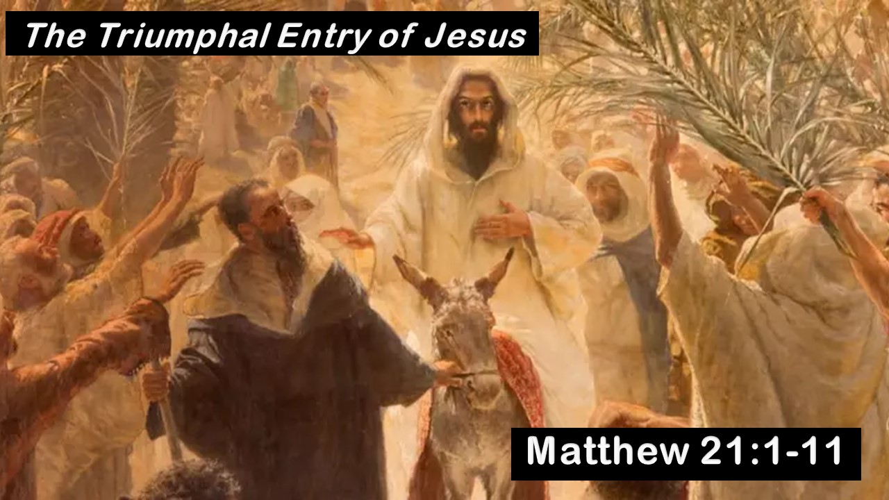 Jesus Triumphal Entry