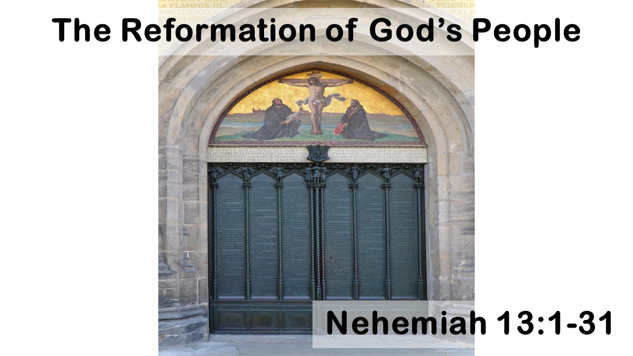 The Reformation of God’s People