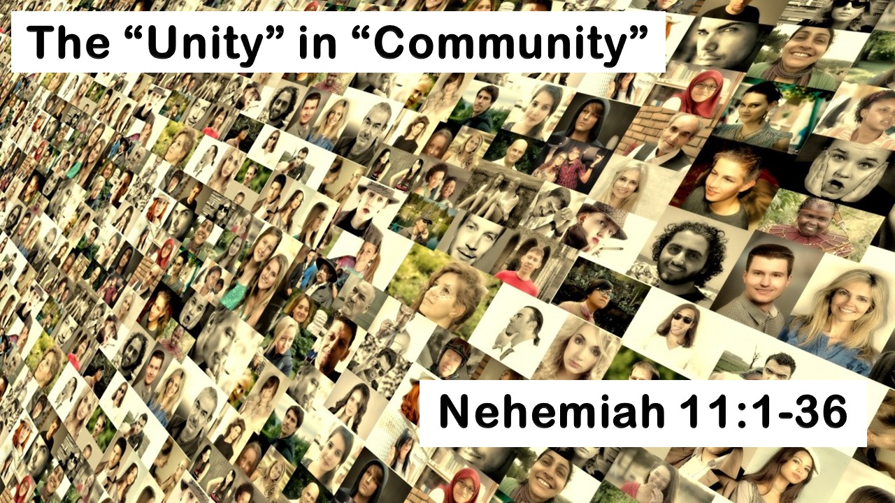 The “Unity” in “Community”