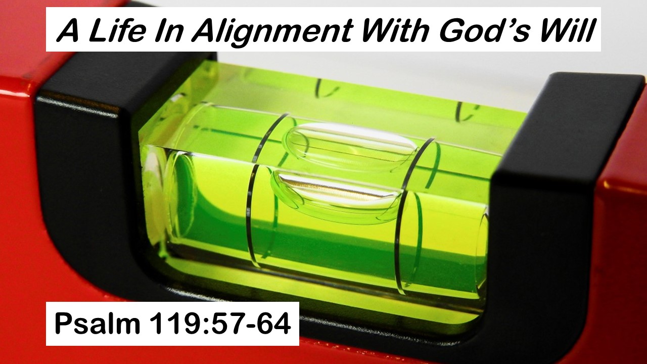 Psalm 119:57-64: A Life in Alignment With God’s Will