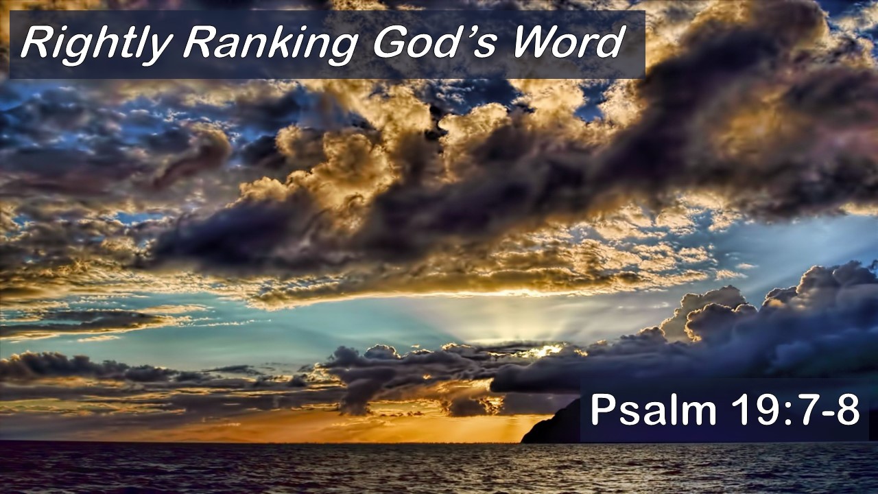 How To Be a Disciple of Jesus Christ? (Rightly Ranking God’s Word)